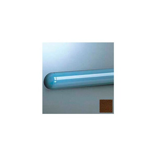 Pawling Accent Rail, Rounded W/Smooth Finish, Aluminum Retainer, 2"H x 12'L, Brown EBR-30-12-4 - main